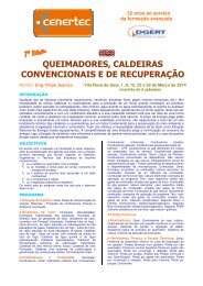 queimadores e caldeiras convencionais e de recuperaÃ§Ã£o - Cenertec