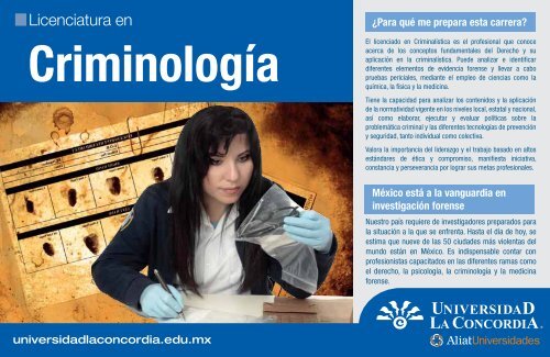 CriminologÃ­a - Universidad La Concordia