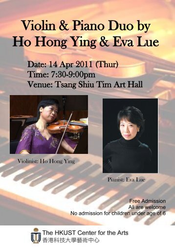 Violin & Piano Duo by Ho Hong Ying & Eva Lue