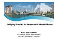 Bridging the Gap for People with Mental Illness - World Health Summit