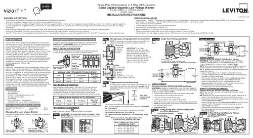 VRM10-1L - Leviton