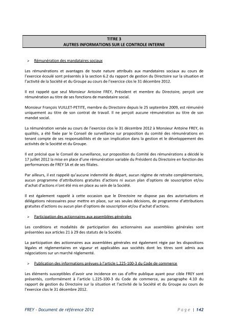 Document de RÃ©fÃ©rence 2012 - FREY