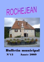 Bulletin municipal - CommunautÃ© de Communes du Mont d'Or & des ...