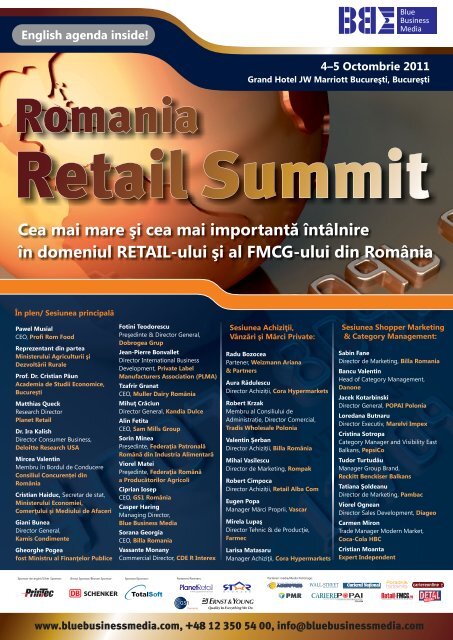 Romania Retail Summit - Blue Business Media