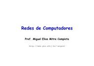 Redes de Computadores - GTA - UFRJ