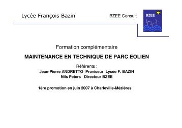 BZEE - Bureau de coordination énergies renouvelables