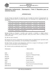 Parte 3: Requisitos para os sistemas de pisos - Afeal