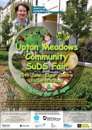 Upton Meadows Community SuDS Fair - Micro Drainage