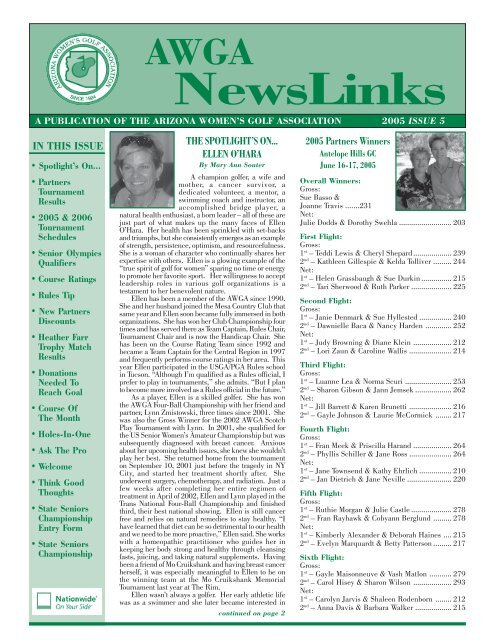 Issue 5 - Arizona Womens Golf Association