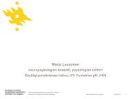 Marja Laasonen - Oppimisvaikeus.fi