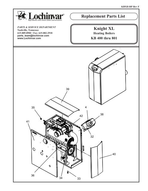 Replacement Parts List - PexSupply.com