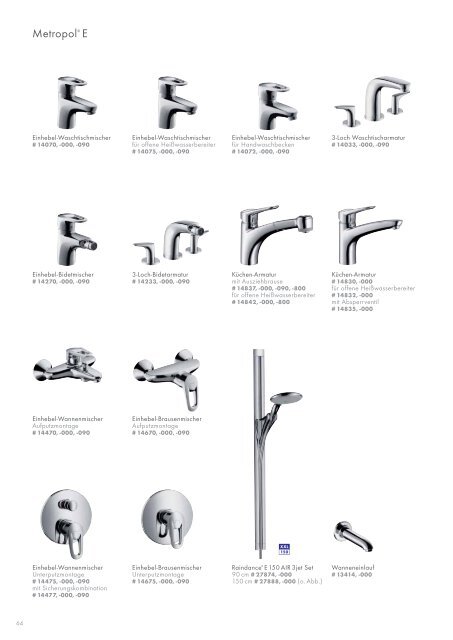 Hans Grohe Katalog - DomoVita Haustechnik