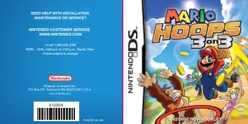 Mario hoops : 3 on 3 manual - Nintendo