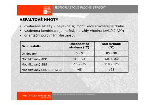 JEDNOPLÃÅ Å¤OVÃ PLOCHÃ STÅECHY - vrstvy ... - Izolace.cz