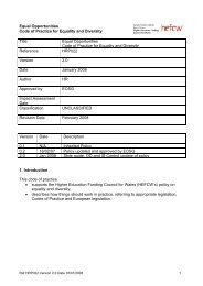 Equal Opportunities Code of Practice for Equality and Diversity Title ...