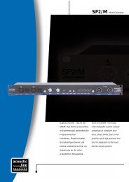 SP2/M - Seeburg acoustic line