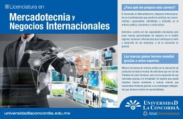 Mercadotecnia y Negocios Internacionales - Universidad La ...