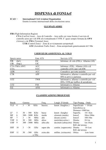 nozioni di FONIA in Italiano