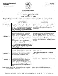 HOW TO OBTAIN A HEALTH PERMIT - Environmental Management ...