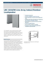 LBC 3210/00 Line Array Indoor/Outdoor Loudspeaker - Buythis