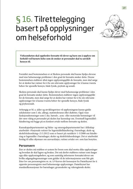 Miljø og helse i skolen (pdf) - Helsedirektoratet