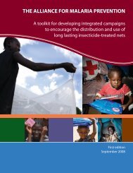 (AMP) Toolkit - The Alliance for Malaria Prevention