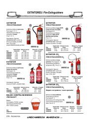 EXTINTORES / Fire Extinguishers - SERAPHILUS marine doo