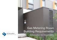 Gas Metering Room Building Requirements - SP AusNet