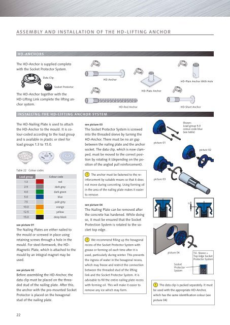 DEHA HD-SOCKET LIFTING SYSTEM - Alcor SA