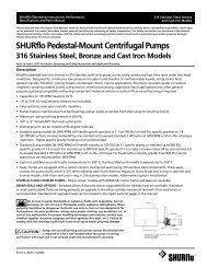 SHURflo Pedestal-Mount Centrifugal Pumps 316 Stainless Steel ...