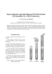 Stem Conduction And Light Piping in ITS-90 Fixed Point Cell - Isotech