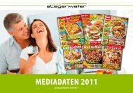 MEDIADATEN 2011 - Mediengruppe Stegenwaller