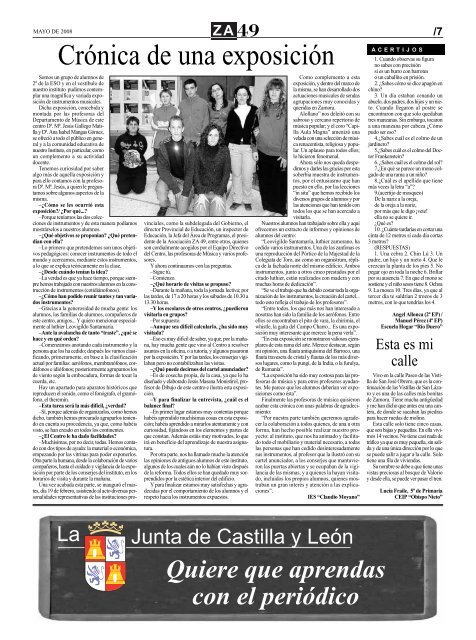ZA- 49 - ceip "san josÃ© de calasanz"-zamora - Junta de Castilla y LeÃ³n