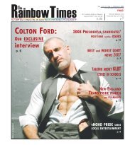 JAN. 2008 - The Rainbow Times