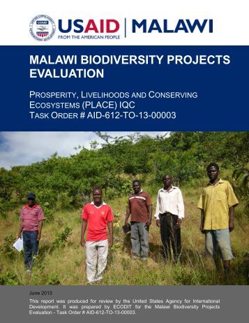 malawi biodiversity projects evaluation - Bruce Byers Consulting