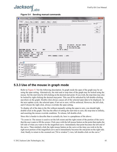 FireFly-IIA User Manual - Jackson Labs Technologies, Inc.