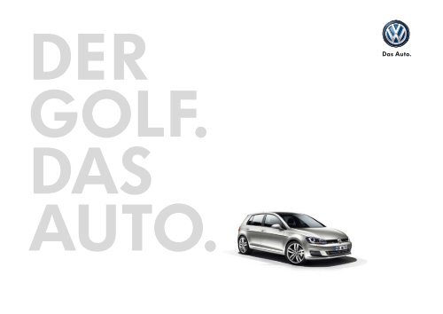 der Golf 7 Katalog als PDF zum download - Volkswagen Zentrum ...
