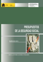 Anexo al Informe EconÃ³mico-Financiero del ... - Seguridad Social