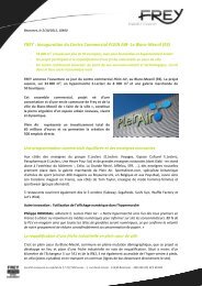 FREY : Inauguration du Centre Commercial PLEIN AIR- Le Blanc ...