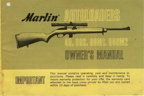 Marlin Autoloaders