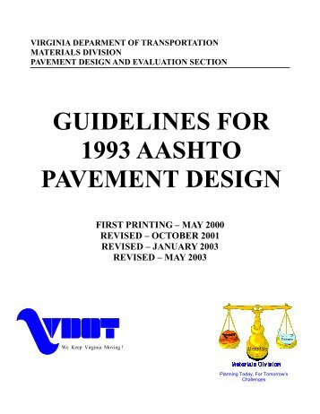 Pavement Design Guidelines - Virginia Department of Transportation