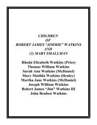 MARY SMALLMAN Rhoda Elizabeth Watkins (Price) - Godfrey ...