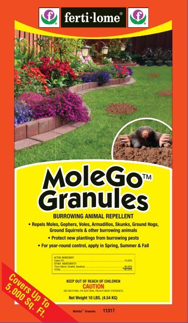 Ferti-Lome MoleGo Granules Label - Do My Own Pest Control