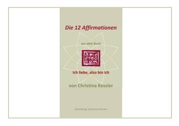 Die 12 Affirmationen - Christina Kessler