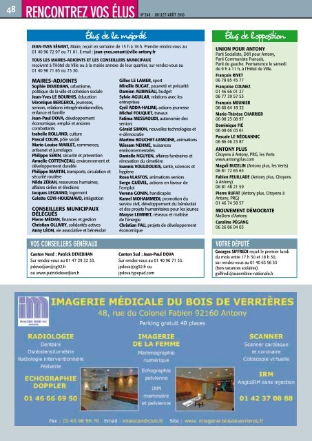 10 Au Quotidien nÂ°248 - Juillet/AoÃ»t 2010 - Antony