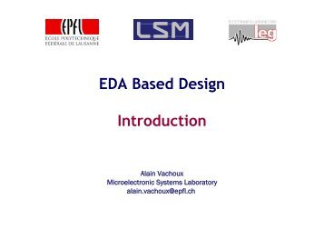 EBD_intro_slides.pdf - Microelectronic Systems Laboratory - EPFL