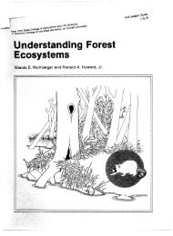 Understanding Forest Ecosystems - Department of Natural ...