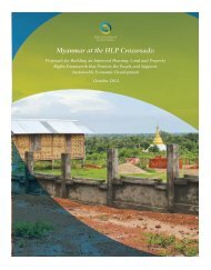 Myanmar at the HLP Crossroads: - Displacement Solutions