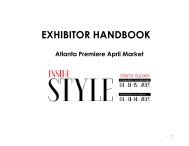 EXHIBITOR HANDBOOK - AmericasMart Atlanta