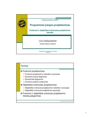 Projektavimas - techmat.vgtu.lt - Vilniaus Gedimino technikos ...